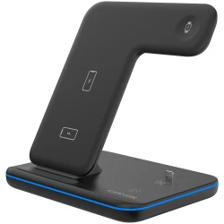 CANYON WS-302 3in1 Wireless charger with touch button for Running water light Input 9V/2A12V/1.5A  Output - thumbnail 2