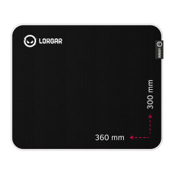 Lorgar Legacer 753 Gaming mouse pad Ultra-gliding surface Purple anti-slip rubber base size: 360mm x - thumbnail 1