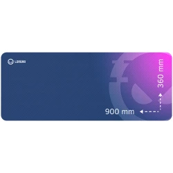 Lorgar Main 139 Gaming mouse pad High-speed surface Purple anti-slip rubber base size: 900mm x - thumbnail 1