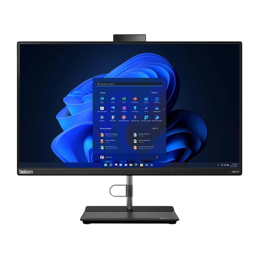 ThinkCentre neo 30a 24 AIO 23.8FHD_AG CORE_I5-1240P 16GB DDR4-3200MHz 512 GB SSD M.2 Slim DVD - image 1