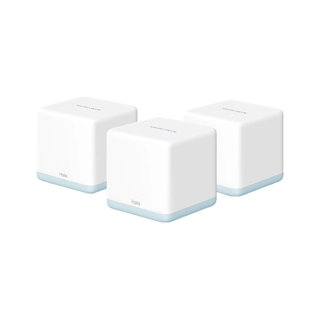 Mercusys Halo H30G3-pack AC1300 Whole Home Mesh Wi-Fi System 400 Mbps at 2.4 GHz + - image 1