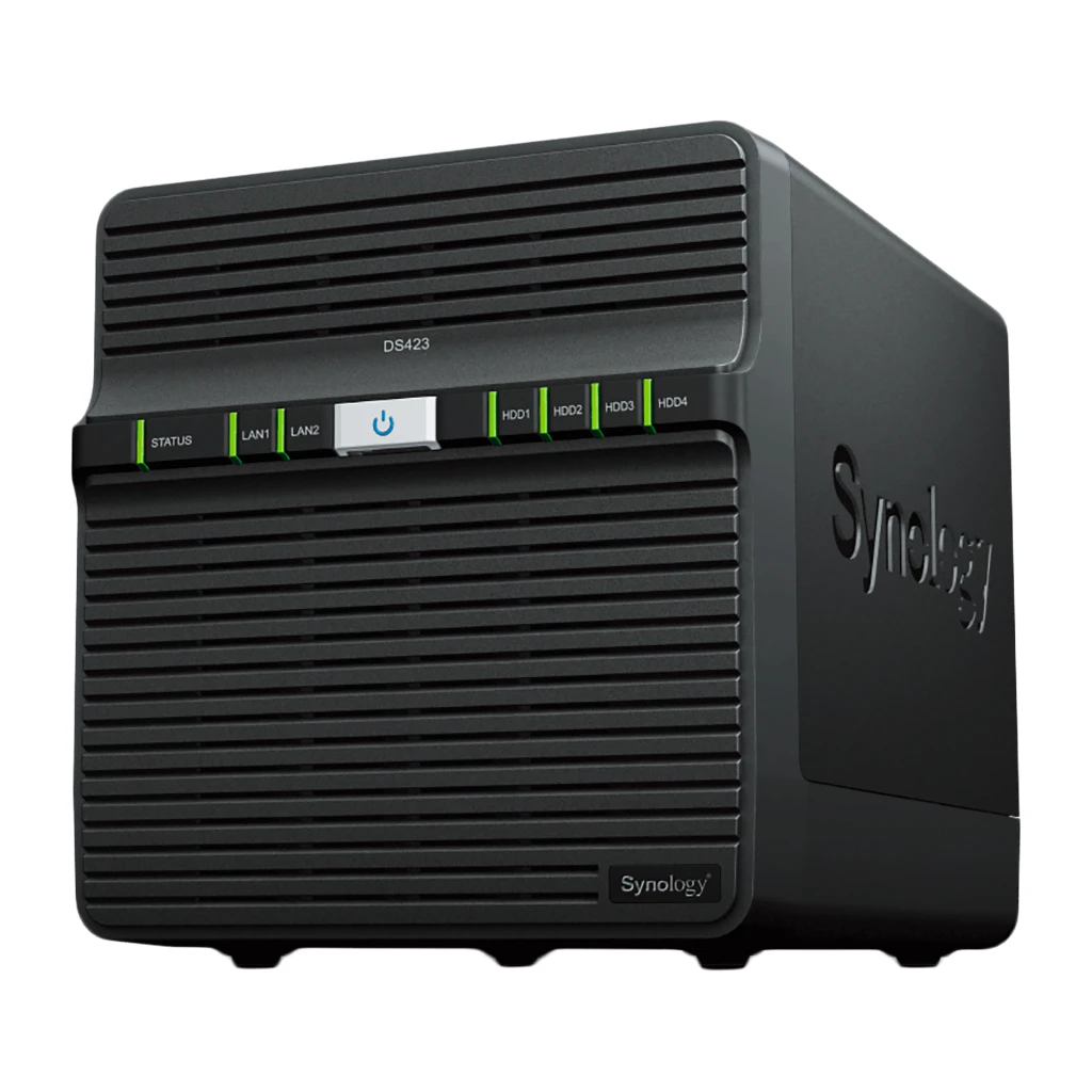 Synology DiskStation DS423 Tower 4-Bays 3.5'' SATA HDD/SSD CPU 4-core 1.7 GHz 2 GB DDR4 - image 1
