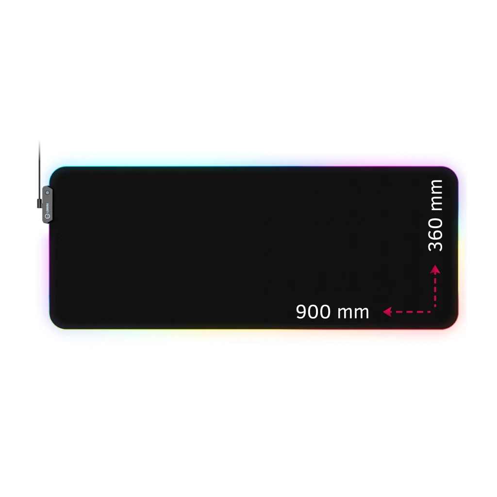 Lorgar Steller 919 Gaming mouse pad High-speed surface anti-slip rubber base RGB backlight USB connection - image 1