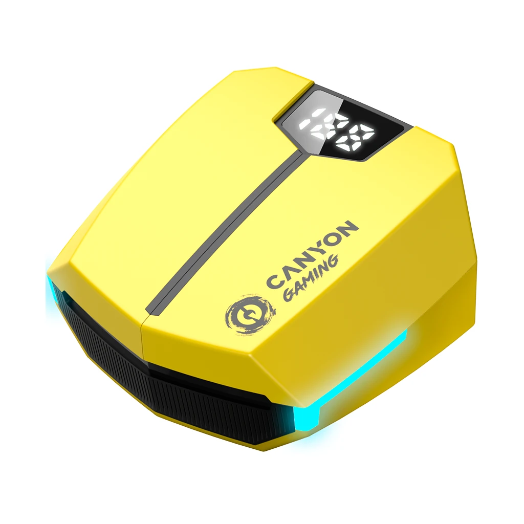 CANYON GTWS-2 Gaming True Wireless Headset BT 5.3 stereo 45ms low latency 37.5 hours USB-C - image 1