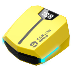 CANYON GTWS-2 Gaming True Wireless Headset BT 5.3 stereo 45ms low latency 37.5 hours USB-C - thumbnail 1
