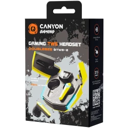 CANYON GTWS-2 Gaming True Wireless Headset BT 5.3 stereo 45ms low latency 37.5 hours USB-C - thumbnail 6