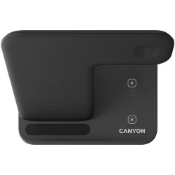 CANYON WS-303 3in1 Wireless charger with touch button for Running water light Input 9V/2A 12V/2A - thumbnail 4