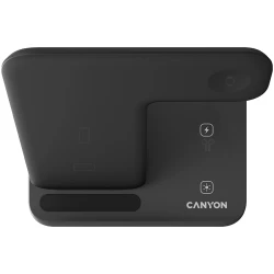 CANYON WS-303 3in1 Wireless charger with touch button for Running water light Input 9V/2A 12V/2A - thumbnail 4