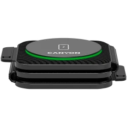 CANYON WS-305 Foldable 3in1 Wireless charger with case touch button for Running water light Input - thumbnail 3