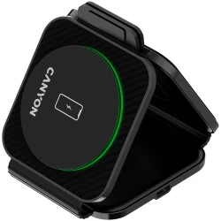 CANYON WS-305 Foldable 3in1 Wireless charger with case touch button for Running water light Input - thumbnail 5