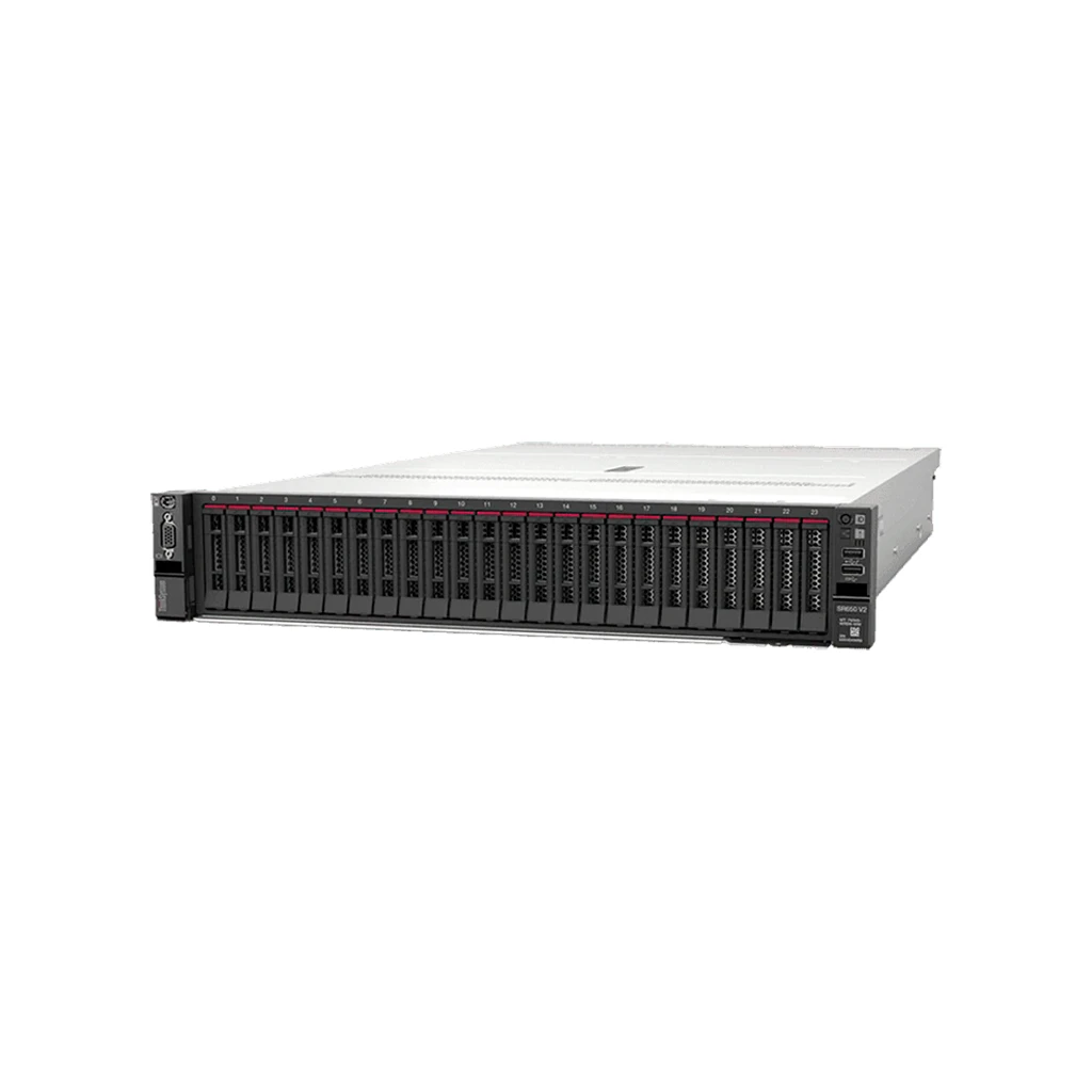 Lenovo ThinkSystem SR650 V2, 2x Xeon Silver 4310, 128GB RAM, 240GB SSD, M.2 RAID, Dual 750W PSU - image 1