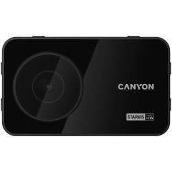 CANYON car recorder DVR10GPS FullHD 1080p Wi-Fi GPS Black - thumbnail 1