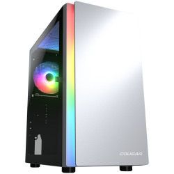 COUGAR Purity RGB Bijelo Mini Tower, ARGB traka, 1x ARGB ventilator, 3mm staklena bočna strana - thumbnail 1