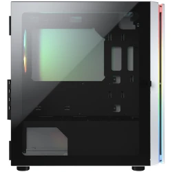 COUGAR Purity RGB Bijelo Mini Tower, ARGB traka, 1x ARGB ventilator, 3mm staklena bočna strana - thumbnail 5