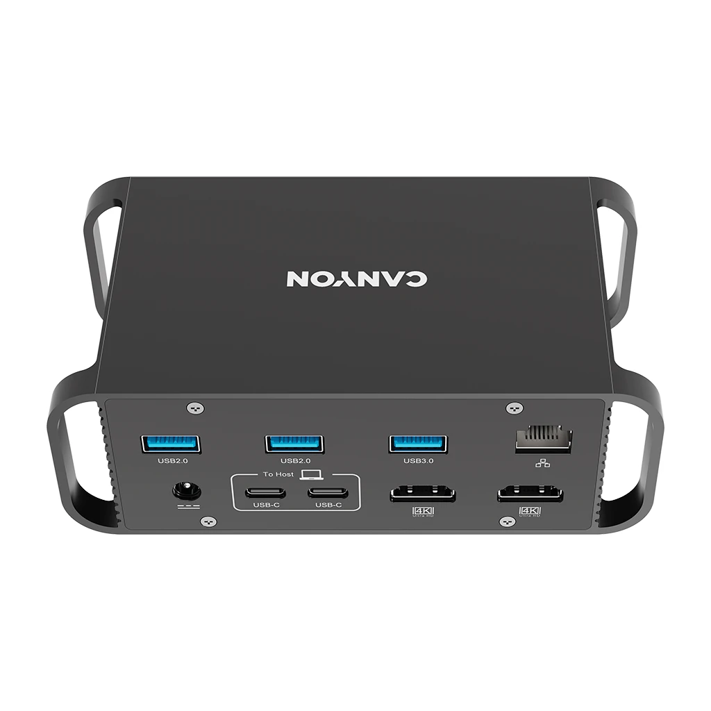 CANYON DS-95 14in1 USB-C Hub – Multifunkcionalni USB-C Hub sa 14 priključaka, Siva Boja - image 1