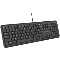 CANYON HKB-20 wired keyboard with Silent switches 105 keysblack 1.8 Meters cable lengthSize 442*142*17.5mm460g AD - thumbnail 3