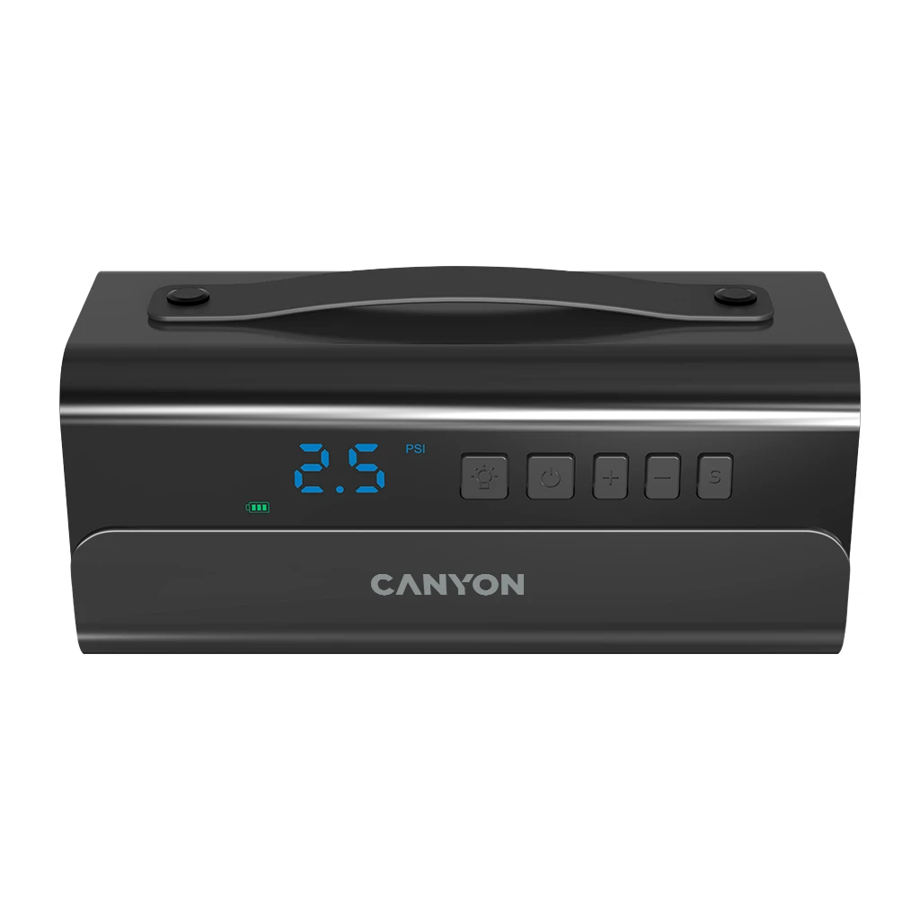 CANYON AP-118 Air Pump USB Rechargeable Electric Air Pump:Vendor device name:AP-118 ;Battery Capacity:2000mah*4 ; Working - image 1