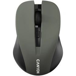 CANYON MW-1 2.4GHz wireless optical mouse with 4 buttons DPI 800/1200/1600 Gray 103.5*69.5*35mm 0.06kg - thumbnail 1