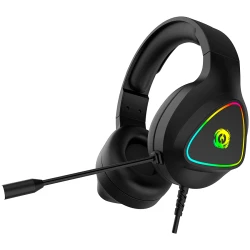 CANYON Shadder GH-6 RGB gaming headset with Microphone Microphone frequency response: 20HZ~20KHZ  ABS+ PU - thumbnail 1