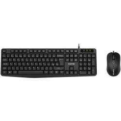 CANYON SET-1 EN Keyboard+Mouse Wired Black - thumbnail 1