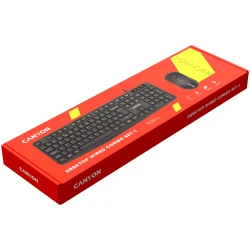 CANYON SET-1 EN Keyboard+Mouse Wired Black - thumbnail 3