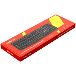 CANYON Tastatura CNE-CKEY01 Wired USB 104 keys Black Adriatic - thumbnail 3