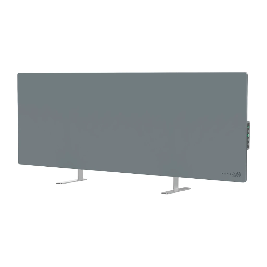 AENO Premium Eco Smart Heater 700W Tempered glass Infrared+convection heating type LED display Plug type: - image 1