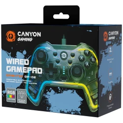 CANYON Džojstik GP-02 Wired gamepad for Windows/PS3/Android media box/android tv set/Nintendo Switch 2M cable 152*110*55mm 215g - thumbnail 5