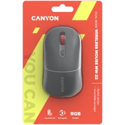 CANYON MW-22 2 in 1 Wireless optical mouse with 6 buttons DPI 800/1200/1600 2 modeBT/ - thumbnail 6