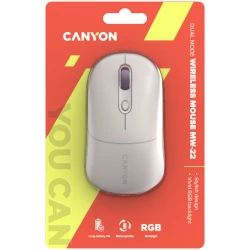 CANYON MW-22 2 in 1 Wireless optical mouse with 6 buttons DPI 800/1200/1600 2 modeBT/ - thumbnail 6
