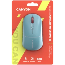 CANYON MW-22 2 in 1 Wireless optical mouse with 6 buttons DPI 800/1200/1600 2 modeBT/ - thumbnail 6