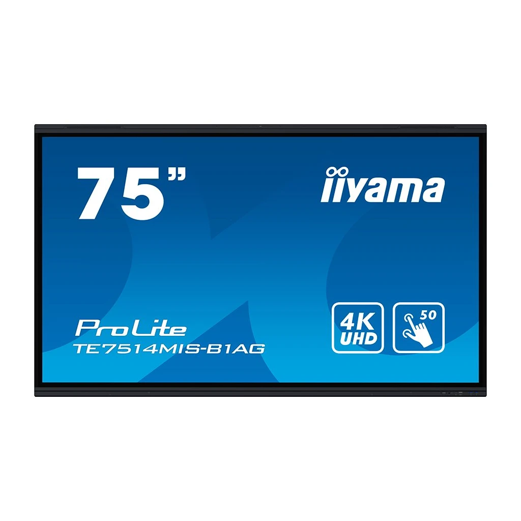 IIYAMA 75" Interaktivni Panel 4K LCD TE7514MIS-B1AG TOUCH Android 13 - image 1