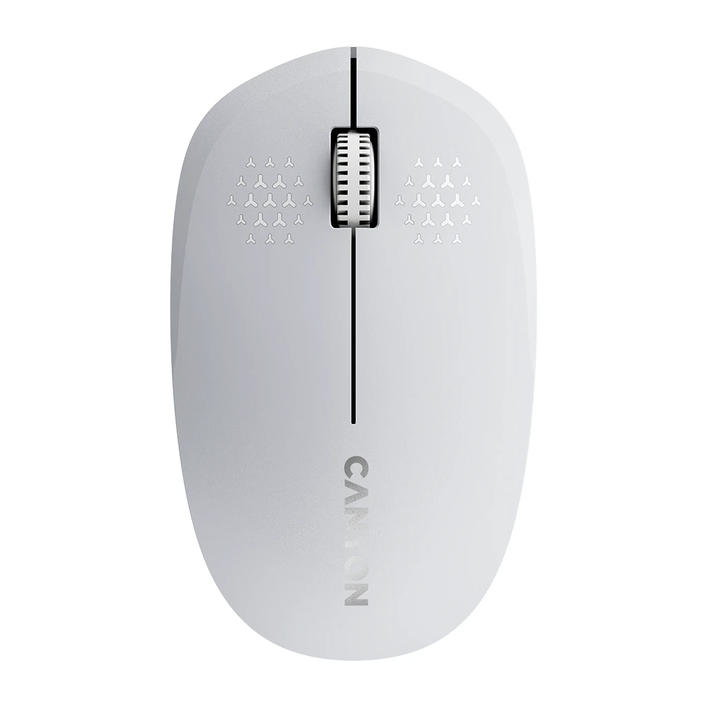 CANYON Bežični Miš MW-04 sa 3 Dugmeta Bijele Boje - Ergonomski Dizajn, Bluetooth Veza, Precizna Optička Senzor Rezolucija, Dugotrajne Baterije - image 1