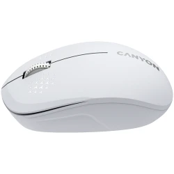 CANYON Bežični Miš MW-04 sa 3 Dugmeta Bijele Boje - Ergonomski Dizajn, Bluetooth Veza, Precizna Optička Senzor Rezolucija, Dugotrajne Baterije - thumbnail 4