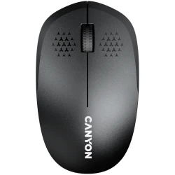 CANYON Bežični Miš 3 Dugmeta Crni - Bluetooth 5.0, Ergonomski Dizajn, Tihi Klikovi, 1600 DPI - thumbnail 1