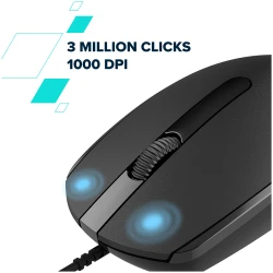 CANYON M-10 Canyon Wired optical mouse with 3 buttons DPI 1000 with 1.5M USB cable - thumbnail 6