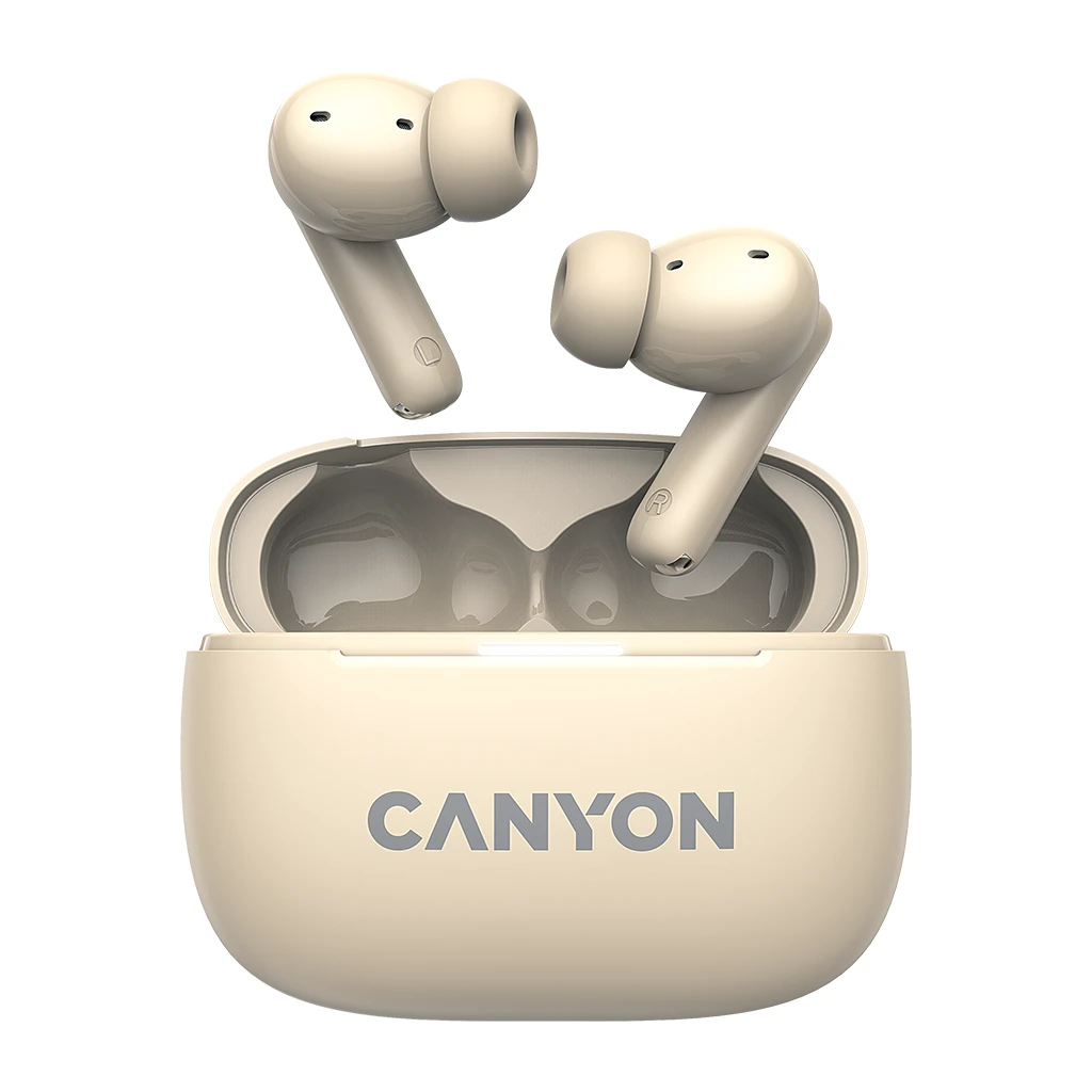 CANYON OnGo TWS-10 ANC+ENC Bluetooth Headset microphone BT v5.3 BT8922F Frequence Response:20Hz-20kHz battery Earbud 40mAh*2+Charging - image 1