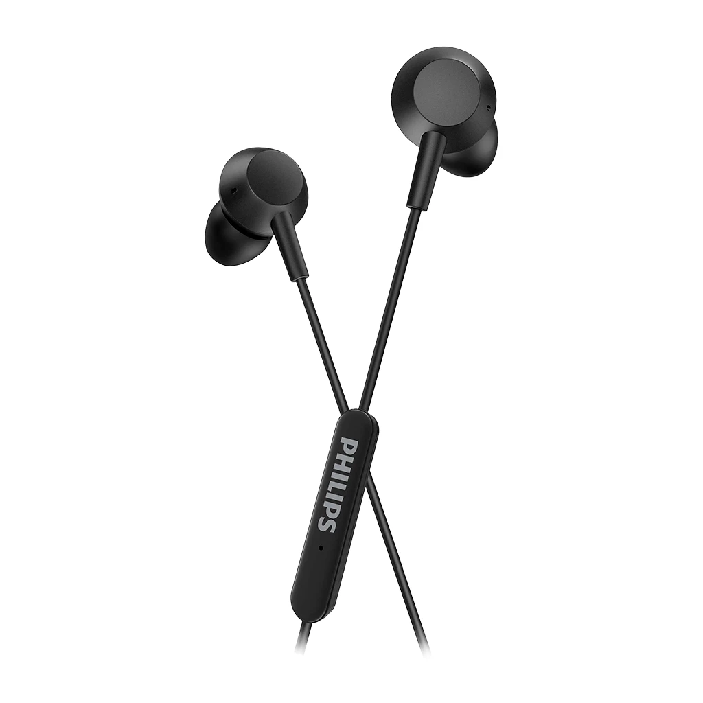 PHILIPS In-ear headphones with mic TAE5008BK/00 - USBC-C connector 3 button in-line remote 1.2m cable - image 1