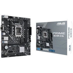 ASUS PRIME H610M-D D4 LGA1700 mATX MB - Intel H610 2xDIMM DDR4 1xM.2 4xSATA PCIe - thumbnail 1