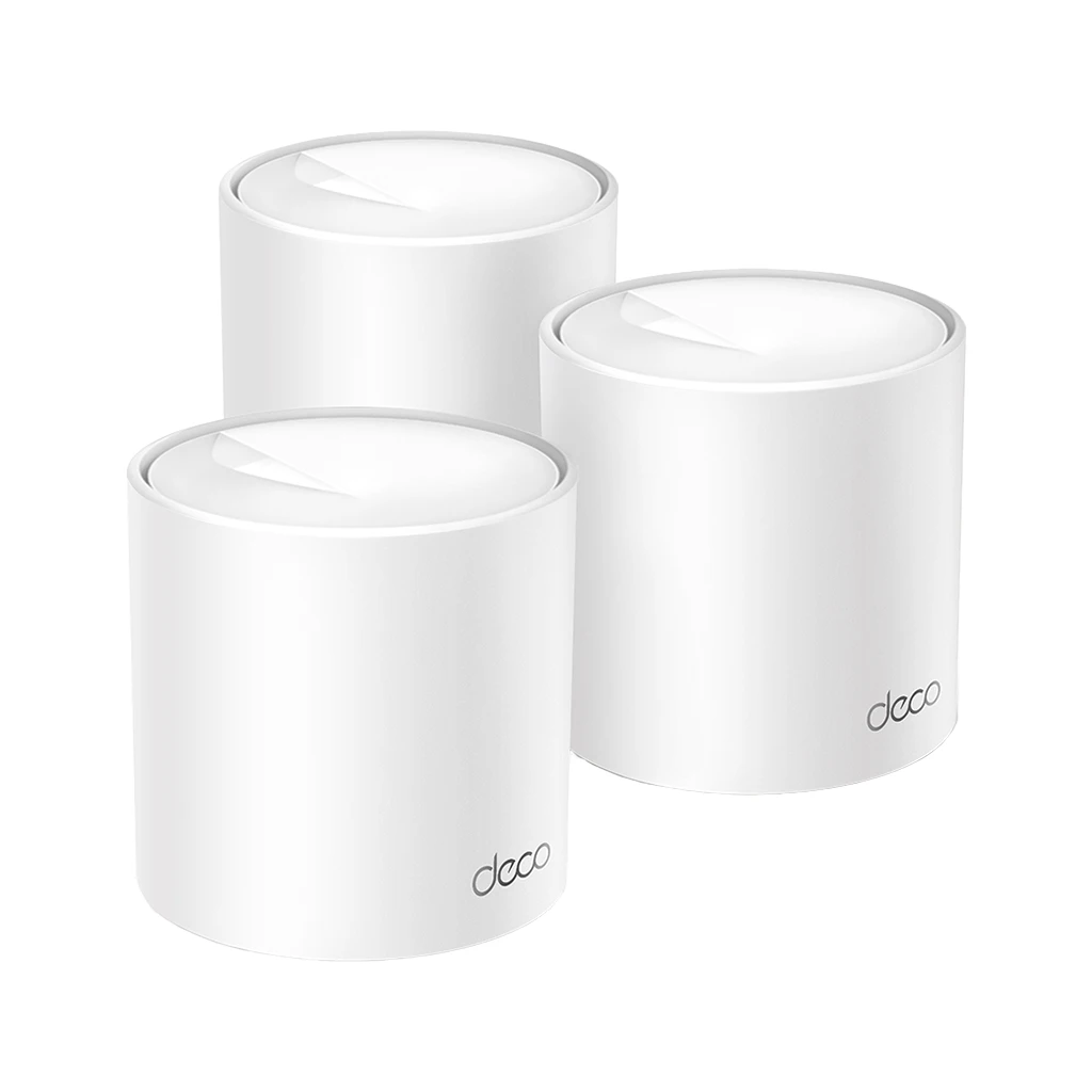 TP-Link Deco X10 3-pack AX1500 Cjelokupni Mesh WiFi 6 Sistem - AX1500, 300Mbps na 2.4GHz + 1201Mbps na 5GHz, Unutrašnje Antene - image 1