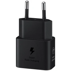 Samsung 25W Fast Charging USB-C Power Adapter Black cable not included - thumbnail 2