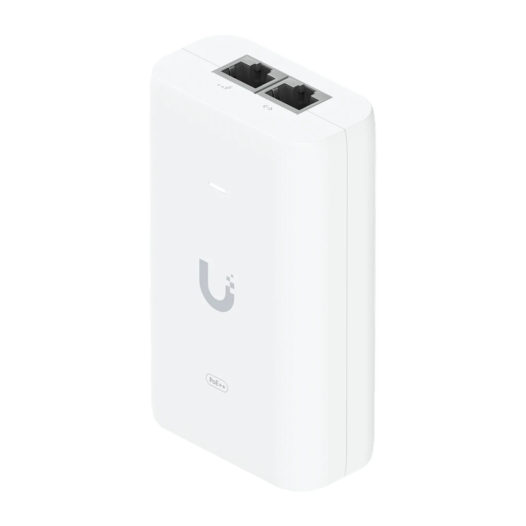 UBIQUITI PoE++ Adapter, Do 60W PoE++, Zaštita od Prenapona i Preopterećenja U-POE-PLUS_PLUS-EU - image 1