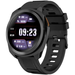 CANYON Maverick SW-83Smart Watch Realtek 8762DT IPS1.32'' 360x360 ARM Cortex-M4FRAM192KB/ROM128MB 400mAh 3.8vGPS128 Sport modesIP68STRAVA supportReal-Time - thumbnail 1