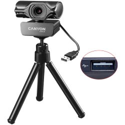 CANYON C6 2k Ultra full HD 3.2Mega webcam with USB2.0 connector built-in MIC IC SN5262 - thumbnail 3