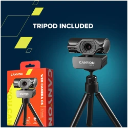 CANYON C6 2k Ultra full HD 3.2Mega webcam with USB2.0 connector built-in MIC IC SN5262 - thumbnail 6