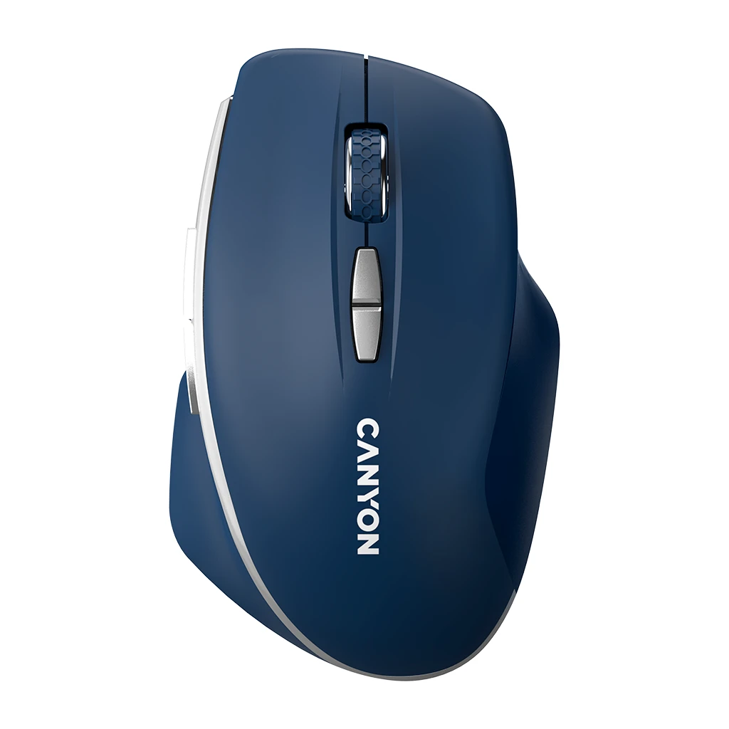 CANYON MW-21 2.4 GHz  Wireless mouse with 7 buttons DPI 800/1200/1600 Battery: AAA*2pcsBlue72*117*41mm 0.075kg - image 1