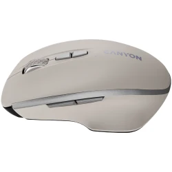 CANYON MW-21 2.4 GHz Wireless mouse with 7 buttons DPI 800/1200/1600 Battery: AAA*2pcsCosmic Latte72*117*41mm 0.075kg - thumbnail 2