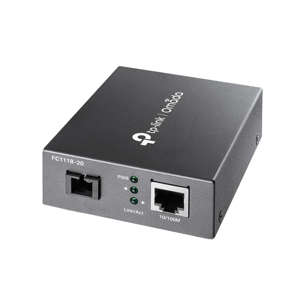 10/100Mbps WDM media converter 9/125μm Single-mode Fiber1 SC Fiber port 1 FE RJ-45 port wave - image 1