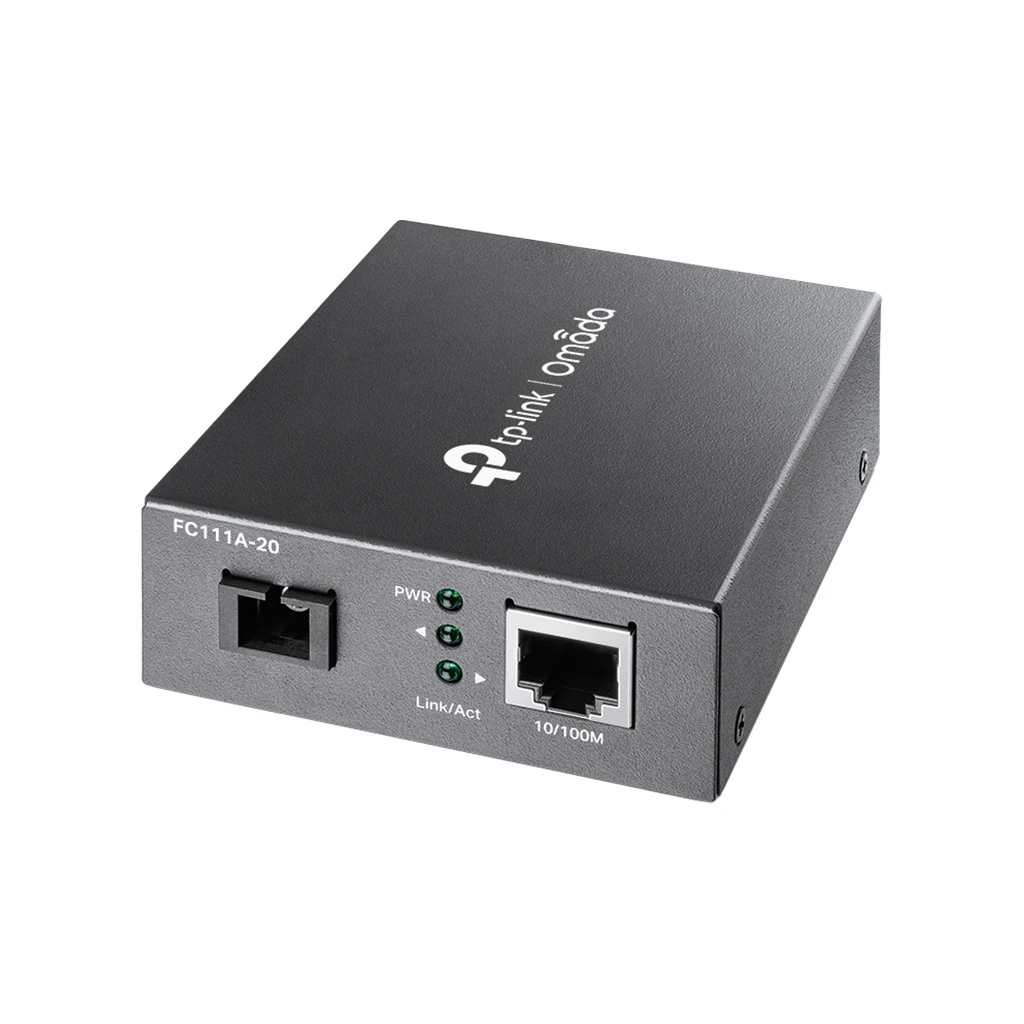 10/100 Mbps RJ45 to 100 Mbps Single-mode SC WDM Bi-Directional Fiber ConverterPORT: 1× 100Mbps SC - image 1
