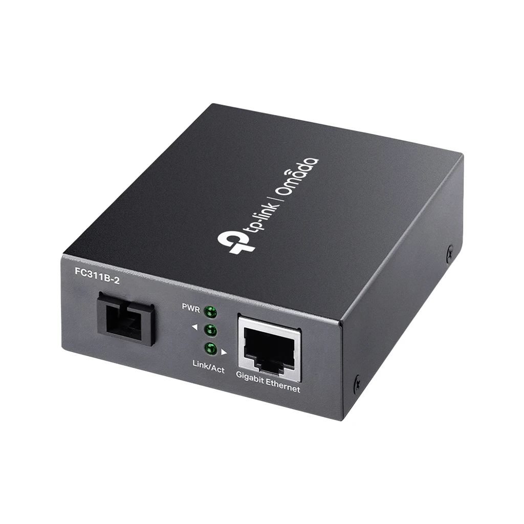 10/100/1000 Mbps RJ45 to 1000 Mbps Single-mode SC WDM Bi-Directional Fiber ConverterPORT: 1× Gigabit SC - image 1